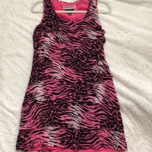 Pink Leopard Dress